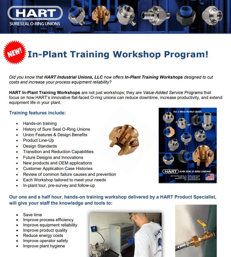 In-plant training workshop program