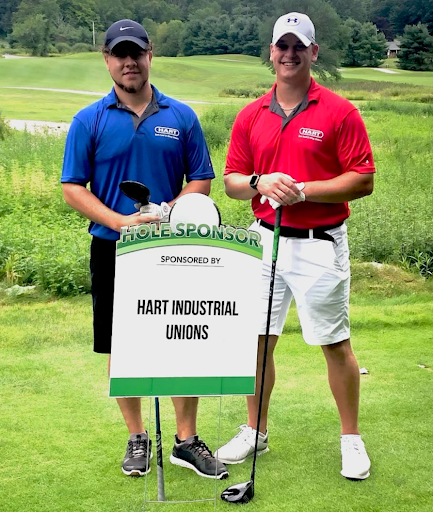 Hart Industrial unions playing golf