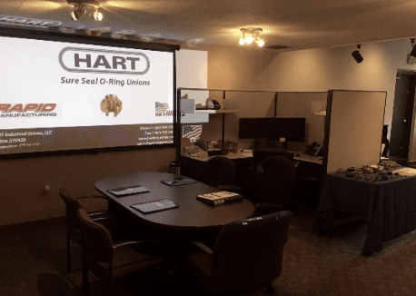 HART In-Plant Training Program showing presentation and training materials.
